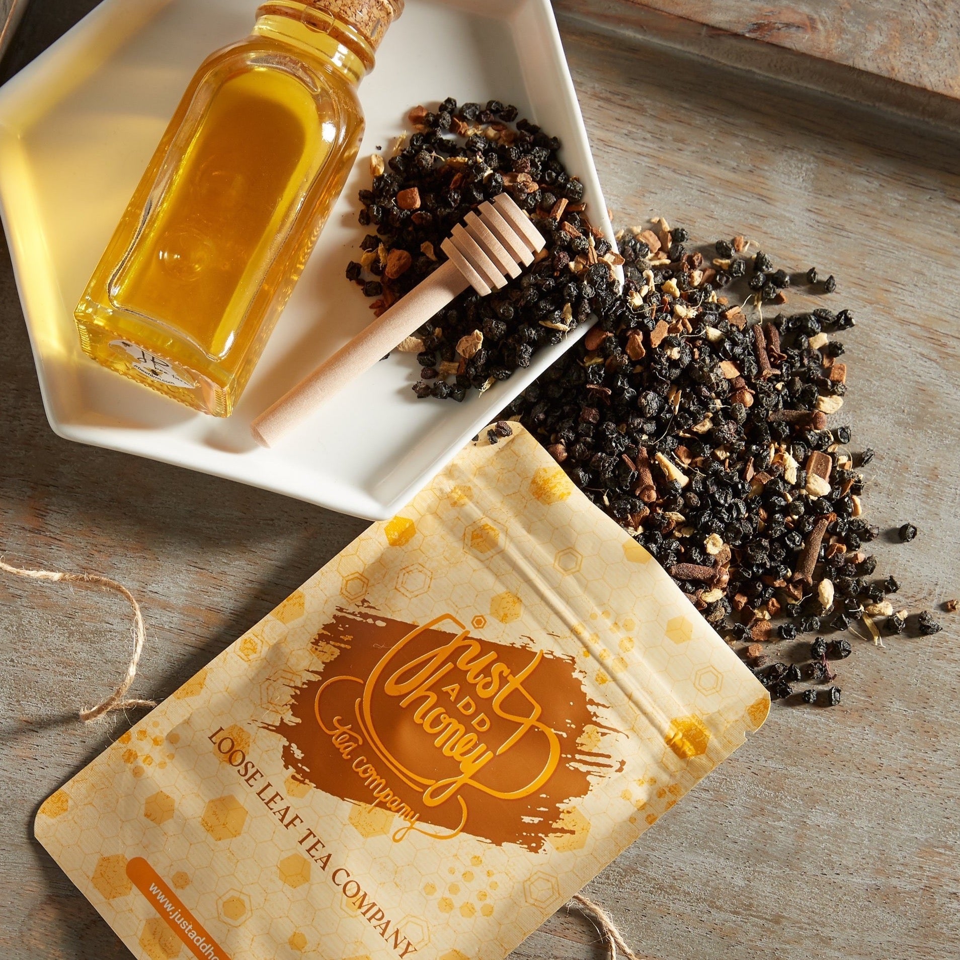 elderberry syrup, elderberries, local honey, wellness blend