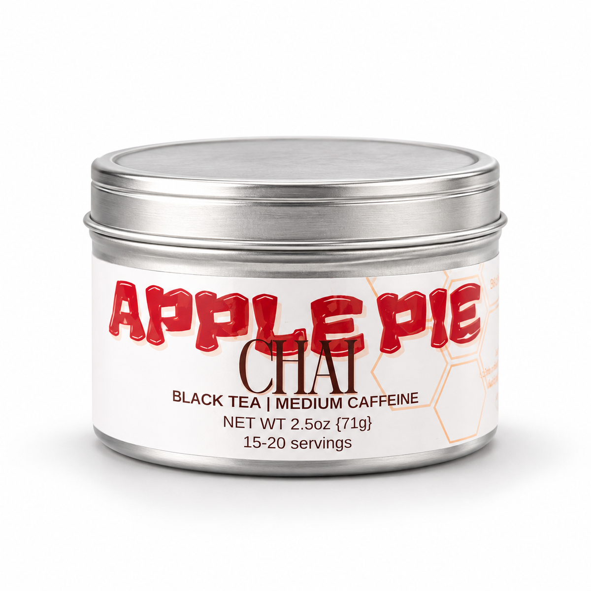 apple pie chai tea tin