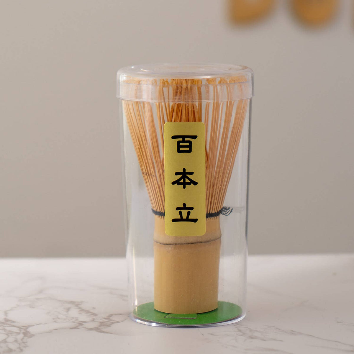 Bamboo Matcha Whisk Chasen 4"H 100 Prong